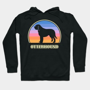 Otterhound Vintage Sunset Dog Hoodie